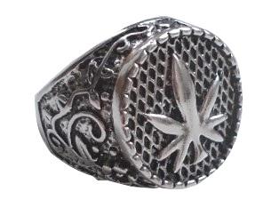 Prsten WEED - 1201 Marihuana kostka